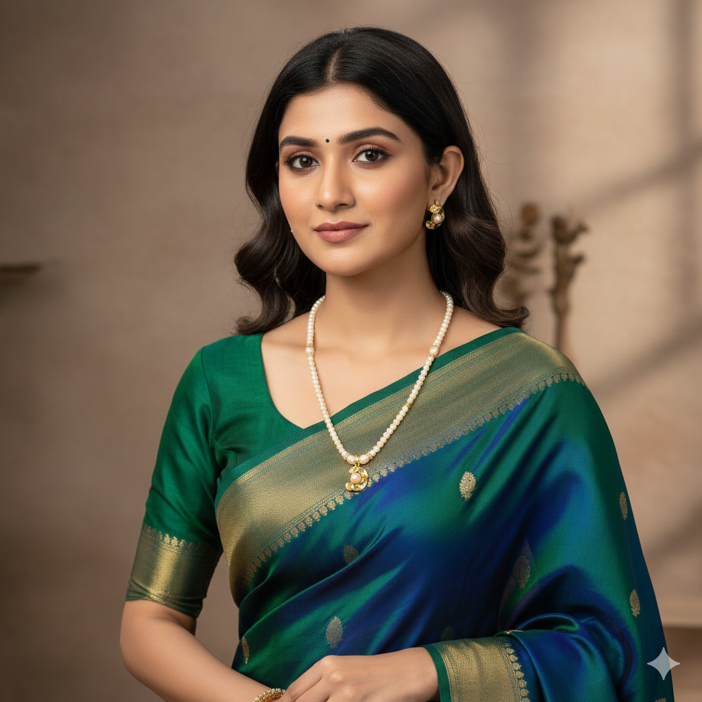 Simple Elegant Pearl Necklace 4 - Image 1