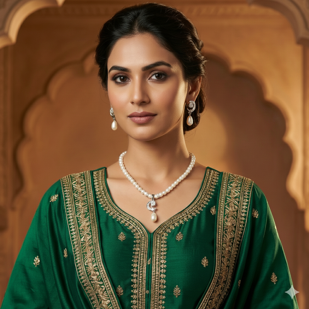 Classic Simple Single Pearl Necklace 10 - Image 1