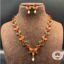 Pearl With Coral-Jade Necklace