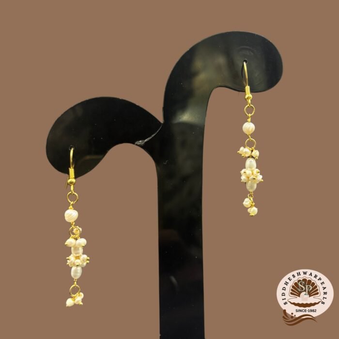 Pearl Hoop Earrings