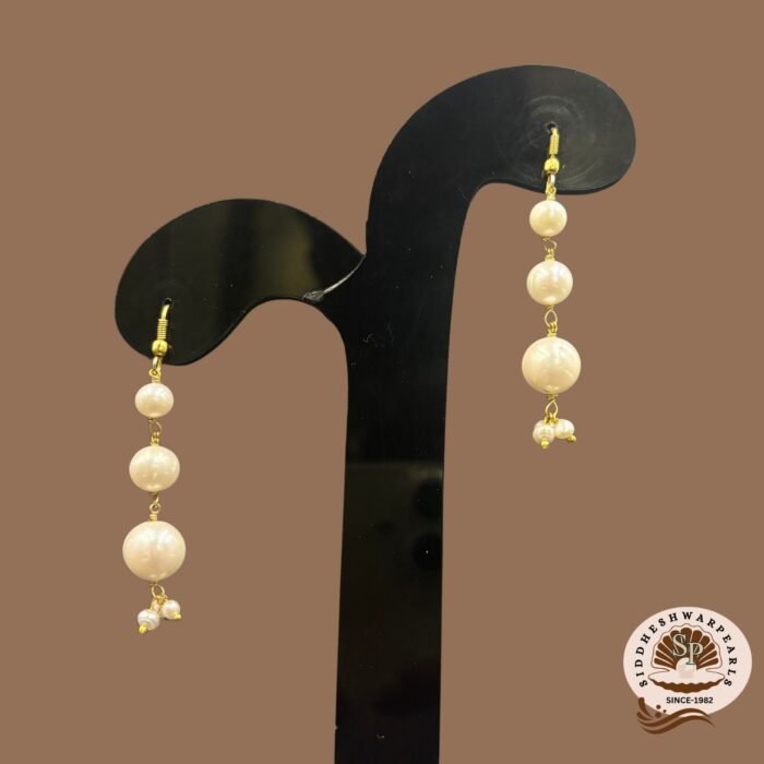 Pearl Hoop Earrings