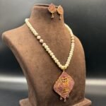 Simple Pearl Pendant Necklace 9 - Image 2