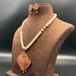 Simple Pearl Pendant Necklace 9 - Image 3