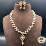 Zig Zag Pearl Necklace