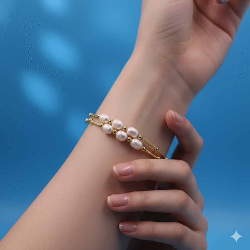 White Pearl Bracelet