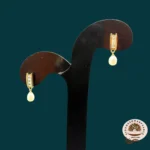 Graceful Pearl Hanging Earrings 14 - Image 2