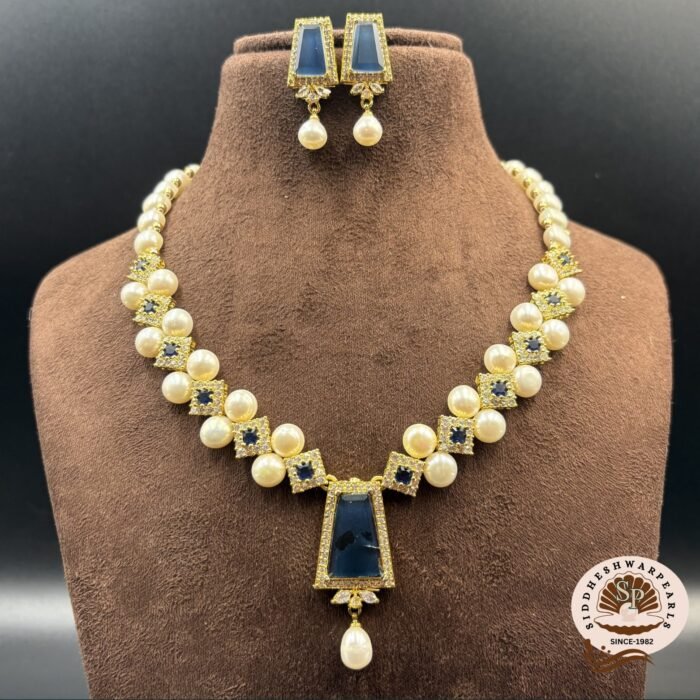 Hyderabadi Pearl Jewellery Set