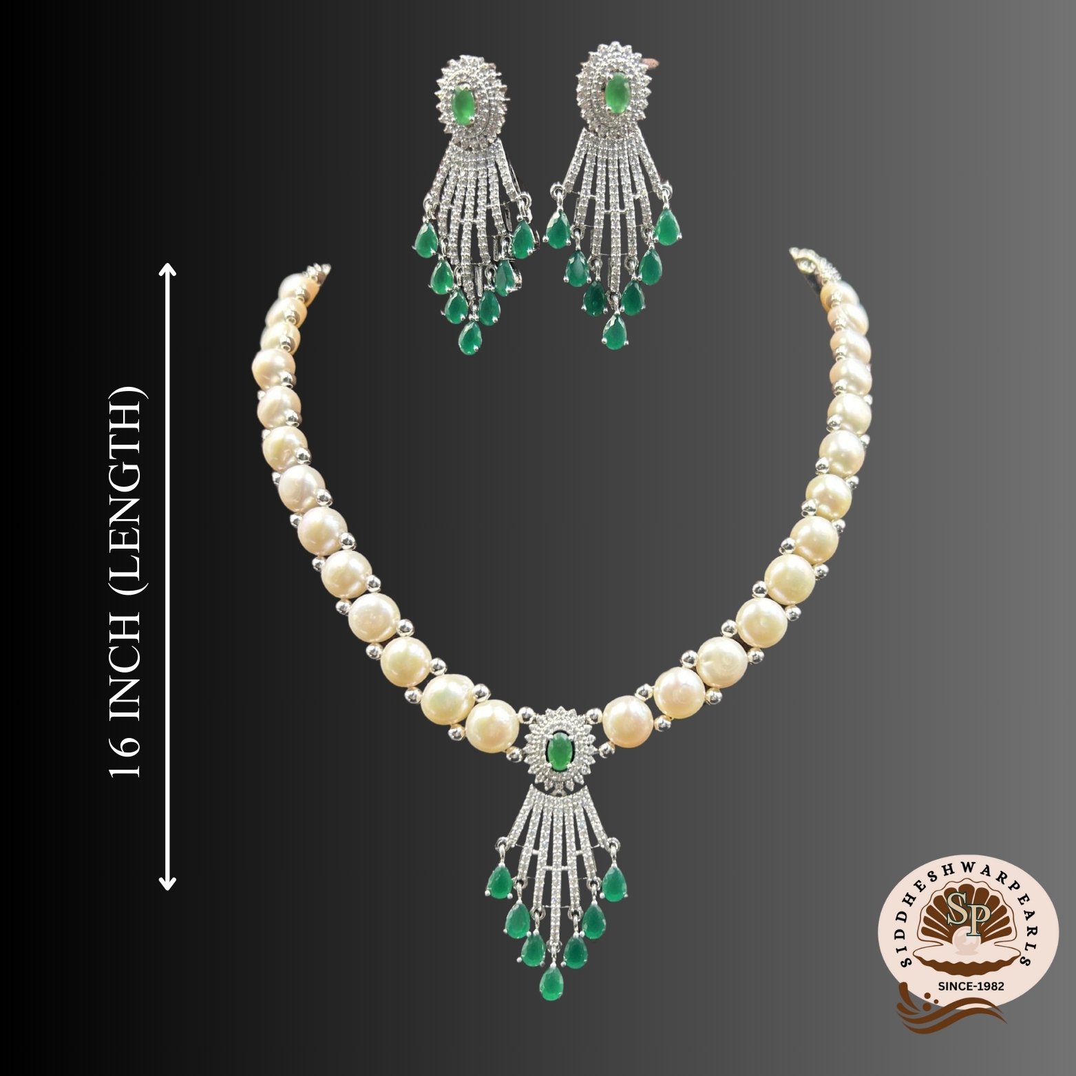 Hyderabadi Pearl Jewellery Set 12