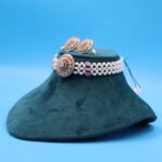 Ruby Pendant Oval Jali Pearl Necklace - Image 3