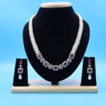 Ruby Pendant Oval Pearl Necklace - Image 2