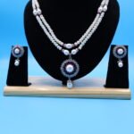 Ruby Pendant Multi layer Pearl Necklace - Image 5