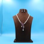 Ruby Pendant Pearl Necklace - Image 2