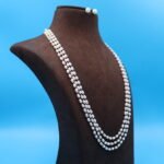 Three Layer Onex Oval Pearl Necklace - Image 3