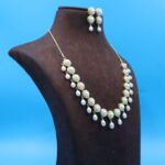 Oval Pearl Necklace Set - Image 4