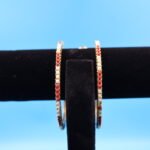 Ruby And White Pearl Bangle Set - Image 2