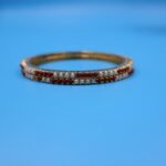 Ruby And White Pearl Bangle Set - Image 3