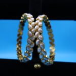 Leaf Shape Pearl Bangles - Image 3