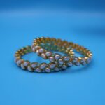 Leaf Shape Pearl Bangles - Image 4