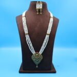 Multicolour Pendant Rani Haar Necklace - Image 2