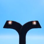 Multicolour Pearl Stud Earrings - Image 2