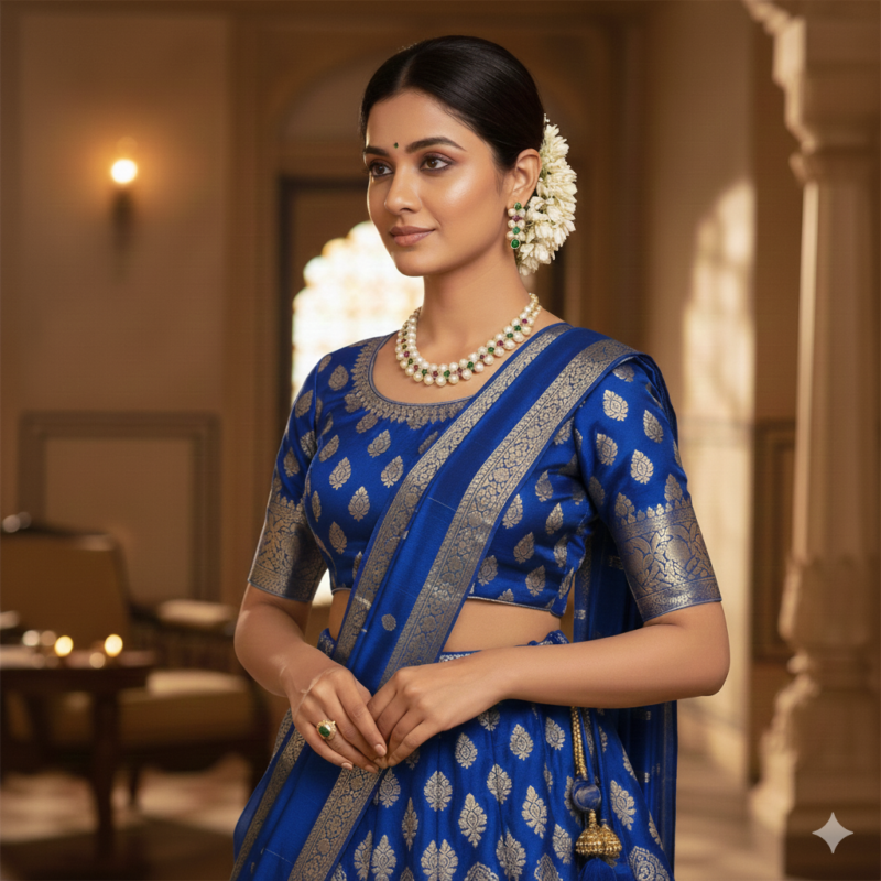 Button pearl necklace