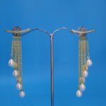 Multi Layer Pearl Earrings - Image 2