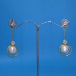 Ring Design Pearl Earrings - Image 2