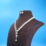 Ruby Button Pearl Necklace - Image 3