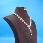 Ruby Button Pearl Necklace - Image 4