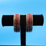 Maroon Colour Lac Bangles - Image 2