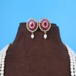 Ruby Pendant Rani Haar Set - Image 4