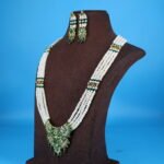 Emerald Pendant Rani Haar Set - Image 3