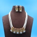 Rani Haar Pearl Necklace Set - Image 2