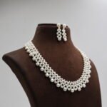 Zig Zag Pearl Necklace Set - Image 2