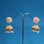 Jhumka Pearl Earrings - Image 3