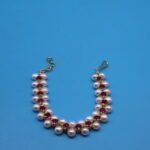 Ruby Button Pearl Bracelet - Image 3