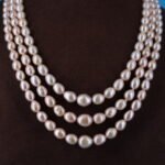 Oval Pearl Necklace Set - Image 4