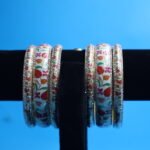 Flower Design Luc Bangles - Image 2