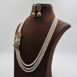 Pendant Side Brooch Necklace - Image 2