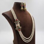 Pendant Side Brooch Necklace - Image 3