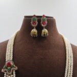 Pendant Side Brooch Necklace - Image 4