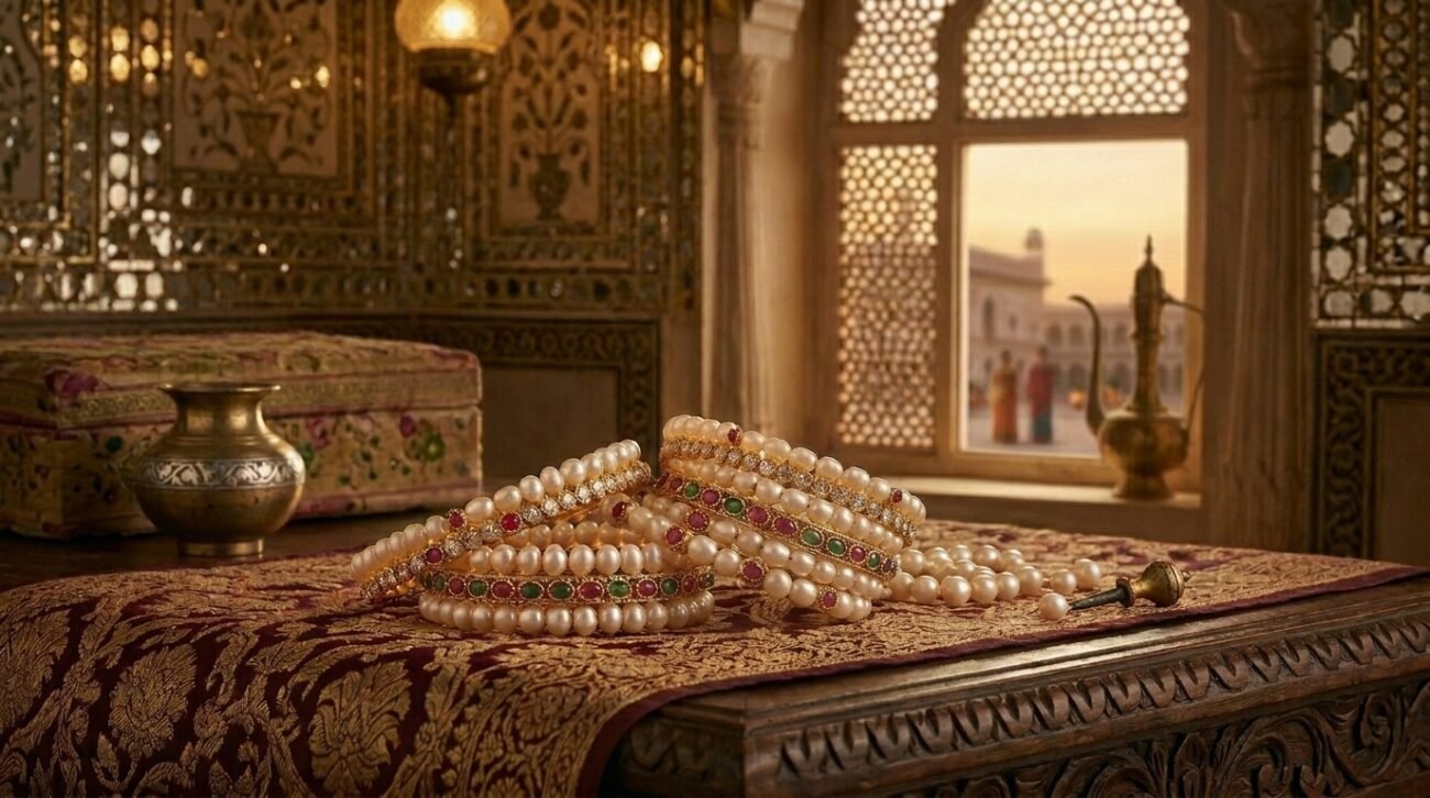 Hyderabadi pearl bangles