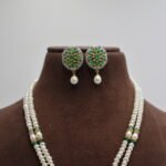 Emerald Pearl Necklace - Image 4