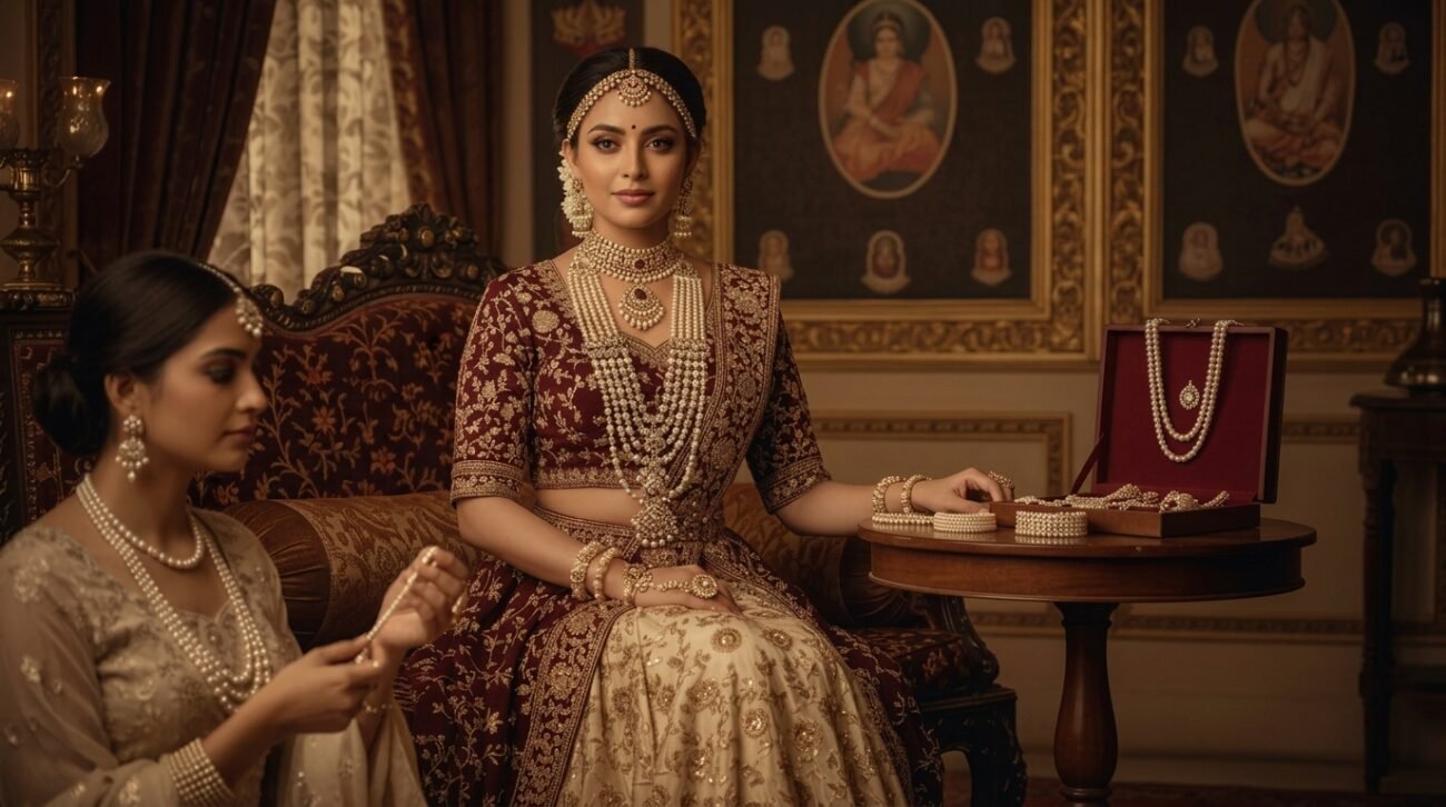 pearl jewellery in Hyderabad.