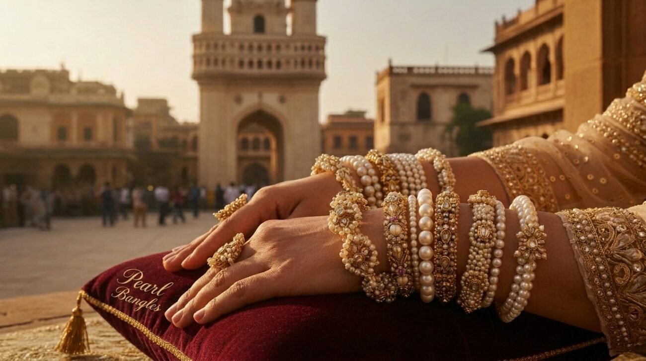 Pearl Bangles for women