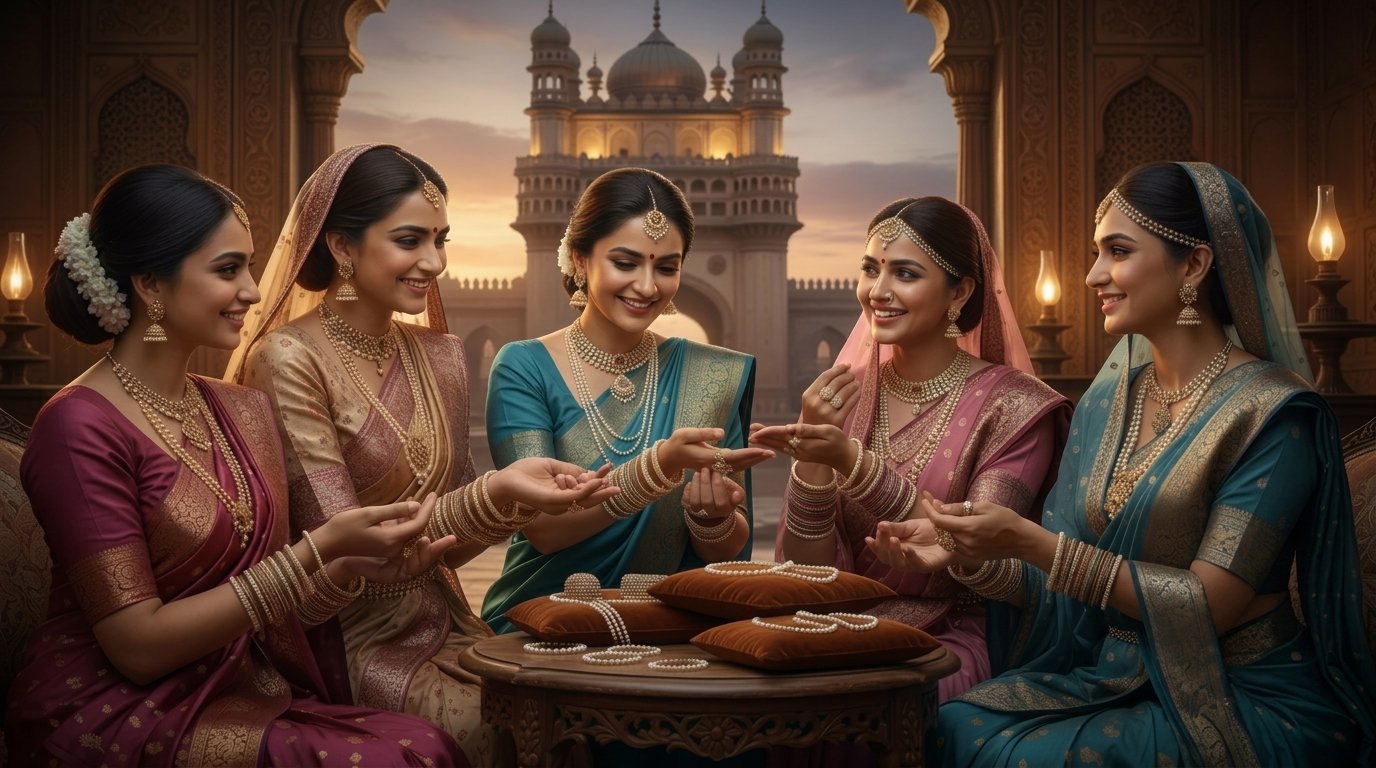 Rice Pearl Bangles for women