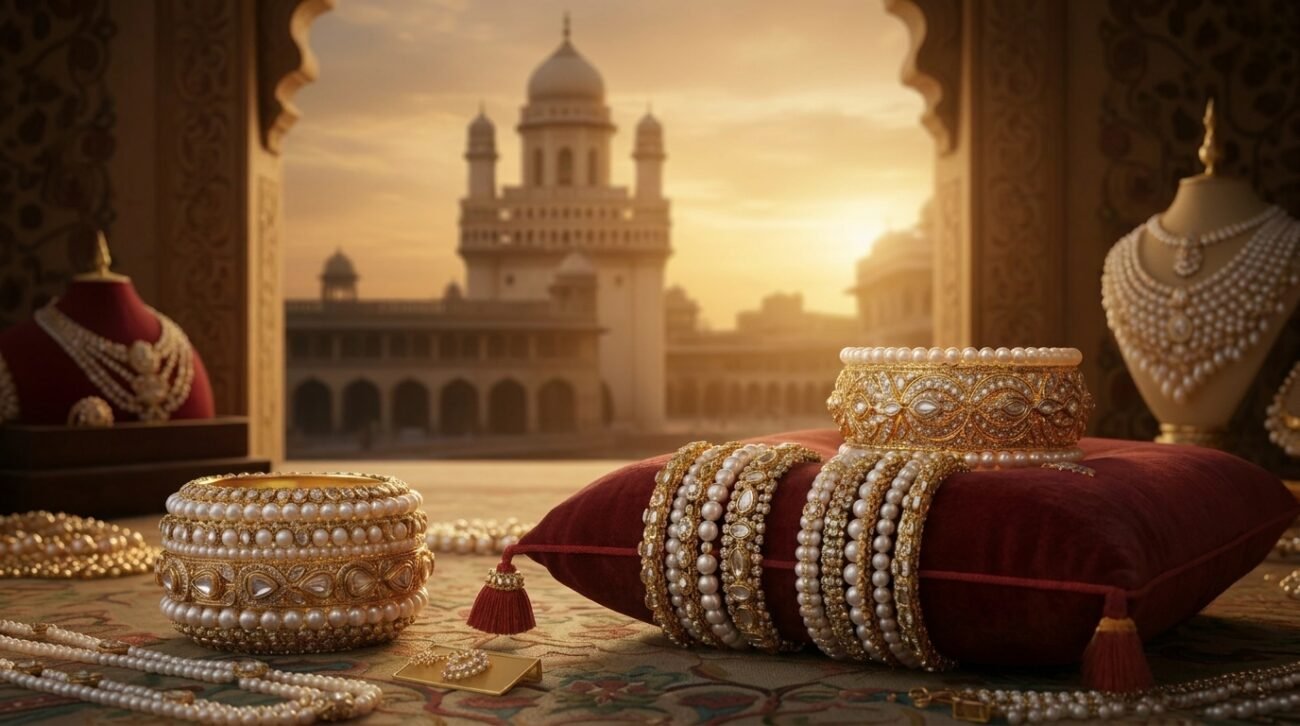 Traditional Seed Pearls Bangles