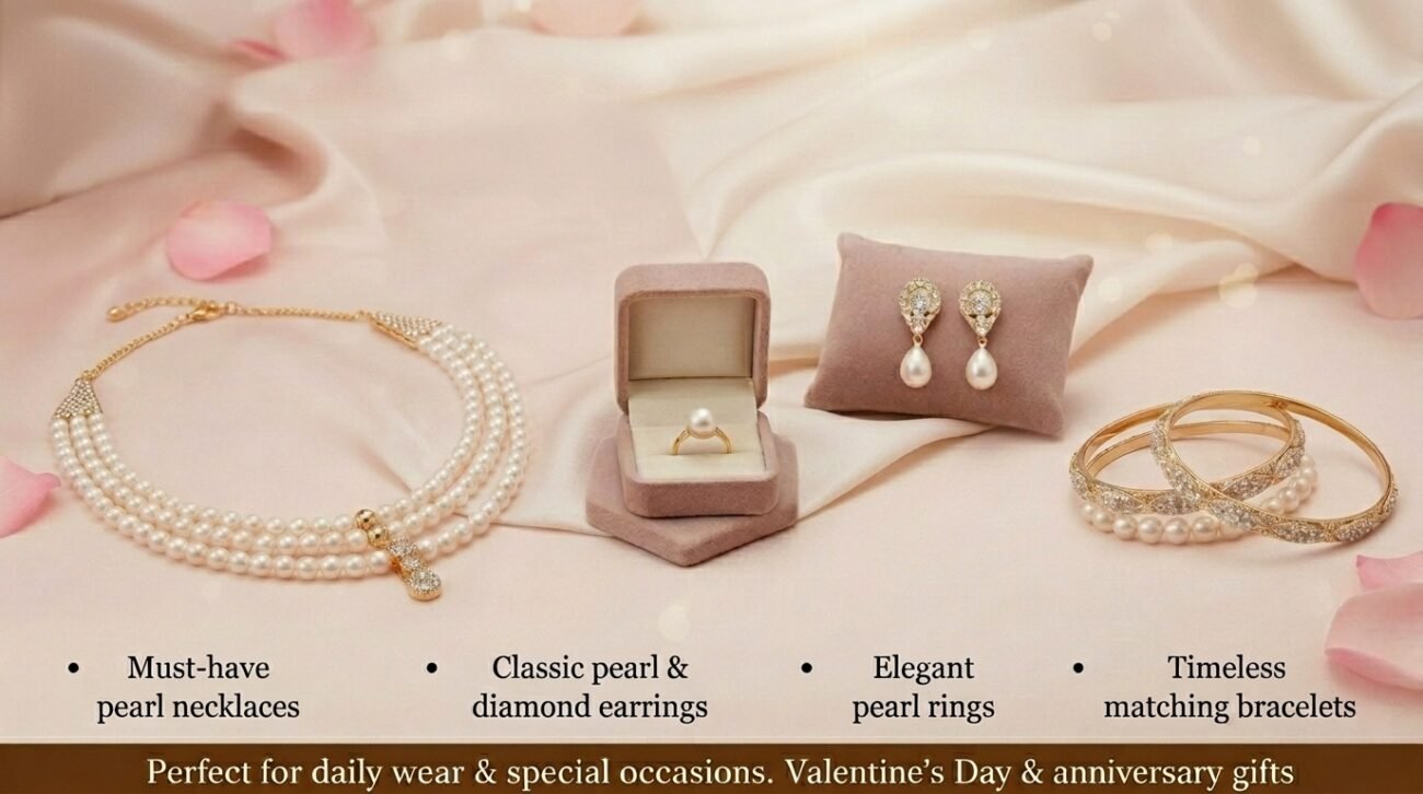woman’s jewellery collection
