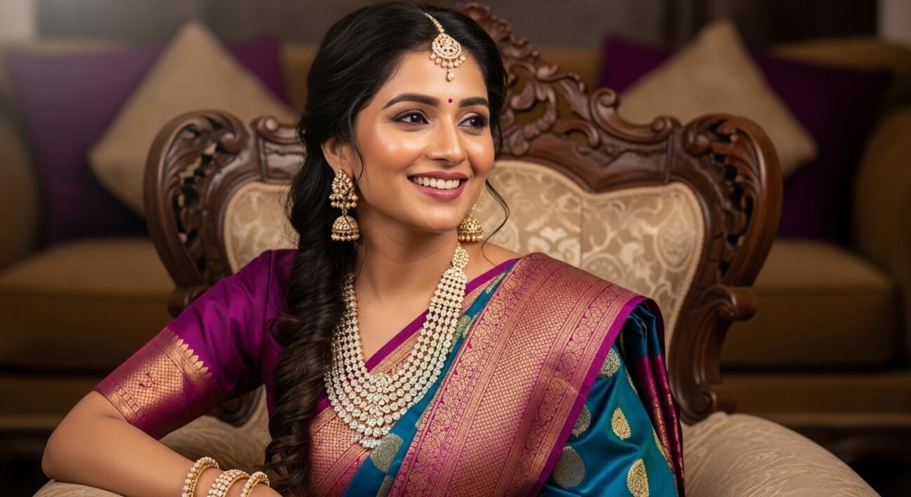 cz pearls stone necklaces for women