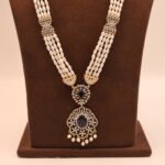 CZ Blue Sapphire Rani Har - Image 5